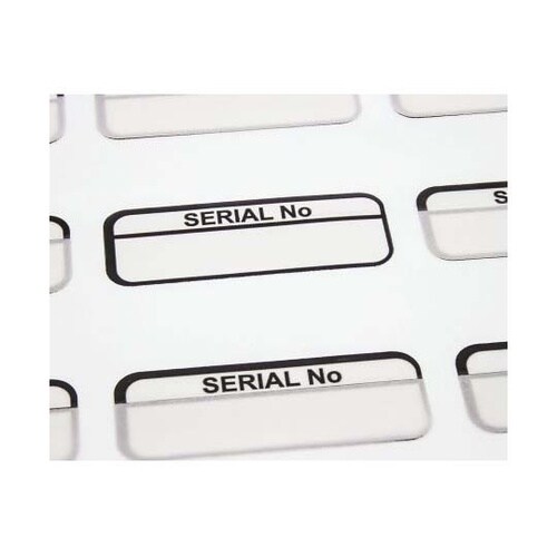 印刷済み黒ラベル 120枚入り 黒 白