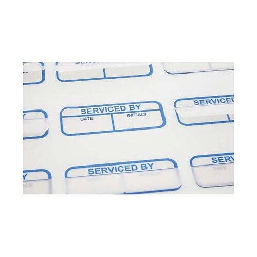 印刷済ラベル 120枚入り 青 白 Se