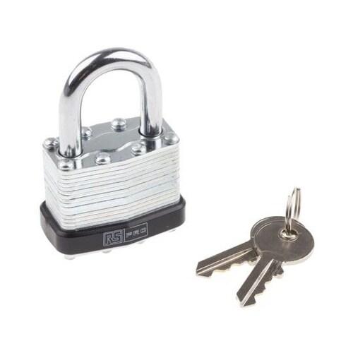 781−6017 南京錠グレイ