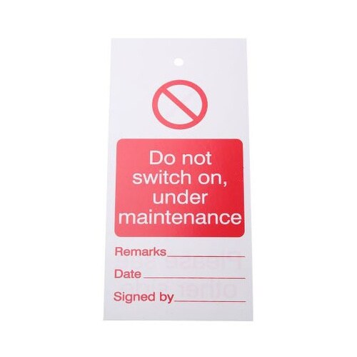 ロックアウトタグ ’Do not swi