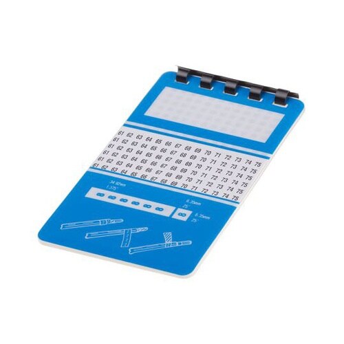 ケーブルマーカー 白地に黒 812−15