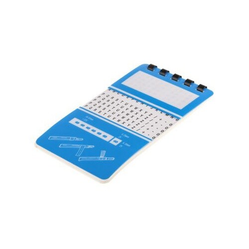 ケーブルマーカー 白地に黒 812−15