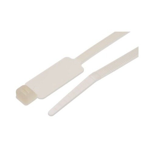 ケーブルマーカー 白 1袋(100個入)