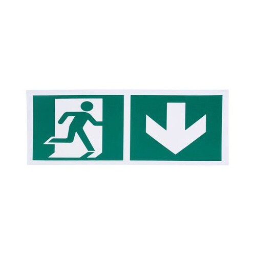 ランプなし非常口標識 なし語 プラスチッ