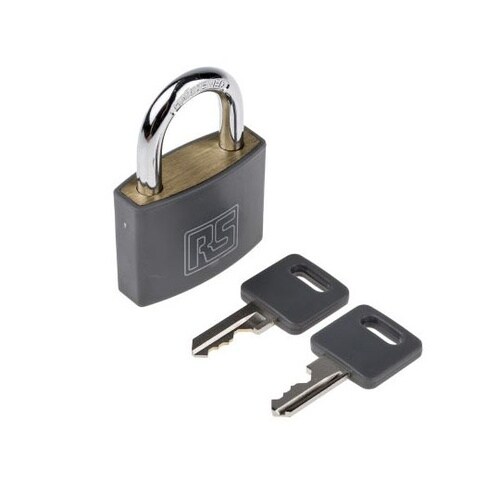 827−4391 南京錠グレイ