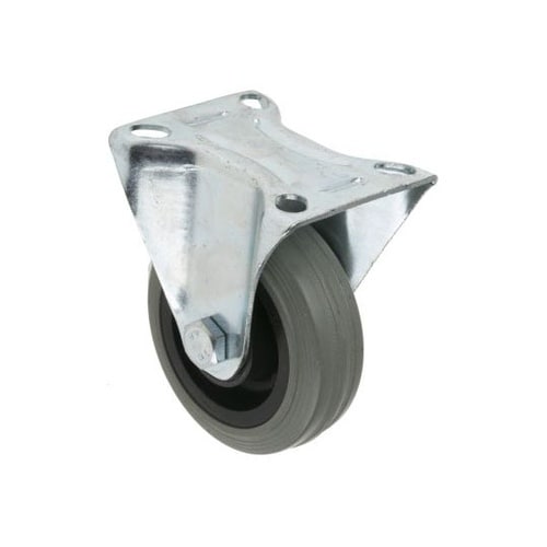 固定プレートキャスター タイヤ材 ゴム,