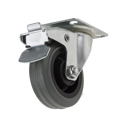 スイベルキャスター タイヤ材 ゴム, 取