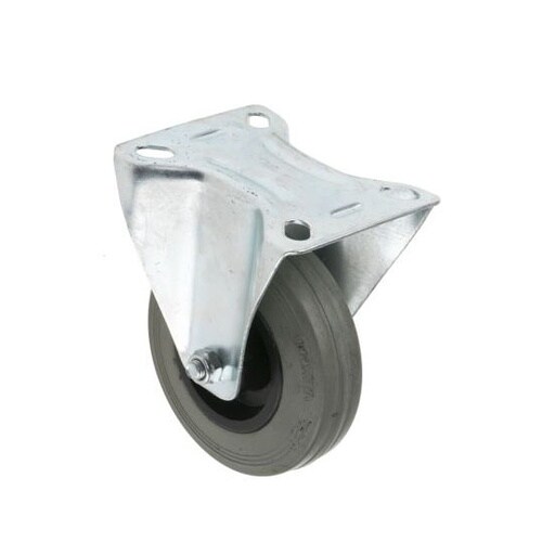 固定プレートキャスター タイヤ材 ゴム,