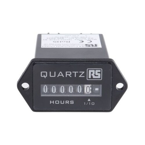 アワーカウンタ パネル取り付け 6桁 8