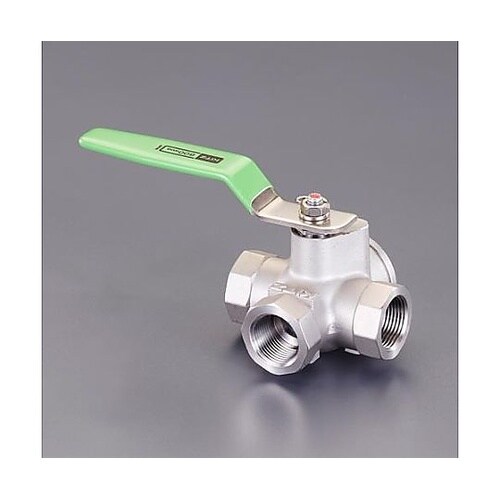 Rc 1/2” 三方ボールバルブ(ステ