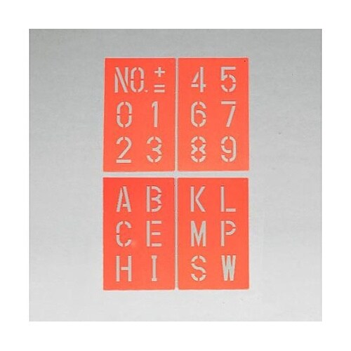 マーキングプレートセット(文字高100m