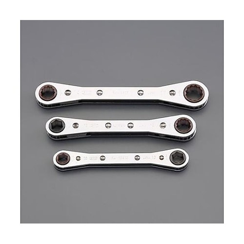 3本組 ラチェットめがねレンチセット E