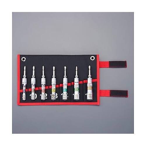 7本組/8−19mm 電ドルソケットセッ