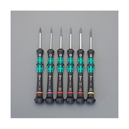 6本組 ドライバーセット(精密用) EA