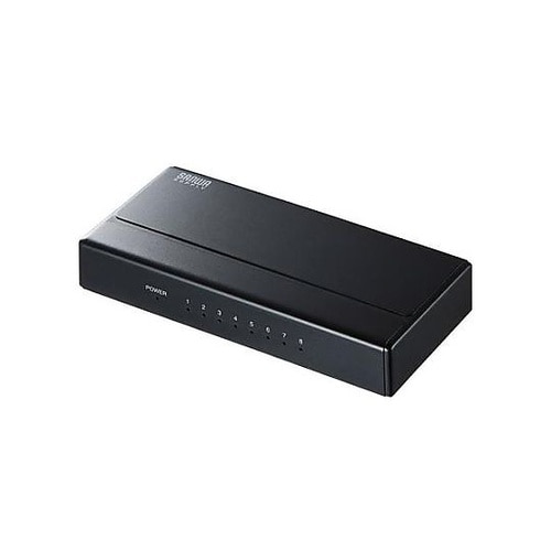 スイッチングハブ(ギガビット対応/8ポー