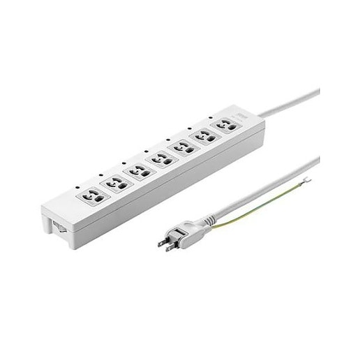 AC125V/15Ax5m タップ(7口