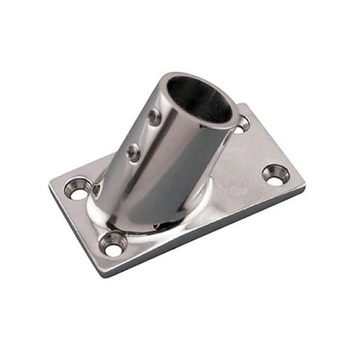 25mm パイプ用アングルベース(ステン