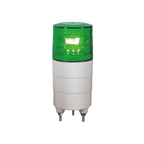 AC100V LED小型回転灯(緑) E