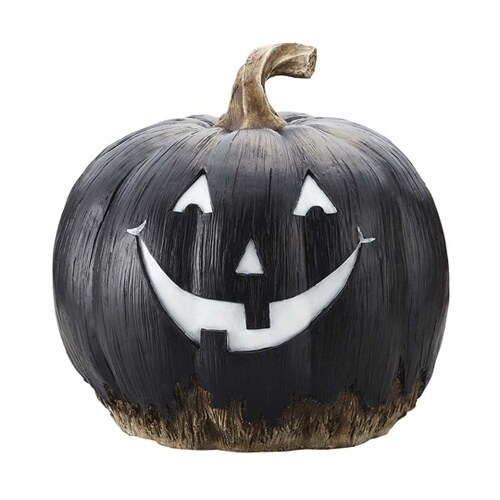 パンプキンオブジェ ブラック フェイス