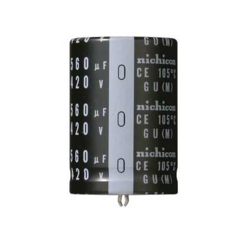 電解コンデンサ 120μF 400V d