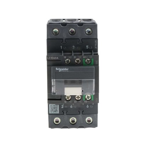 電磁接触器 24 V dc 3極 LC1