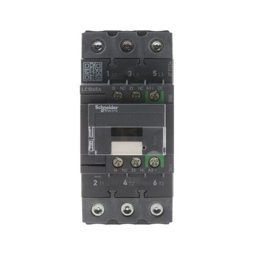 電磁接触器 24 V dc 3極 LC1