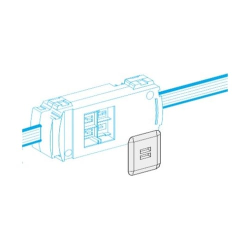 配線ダクト エンドプレート 1袋(10個