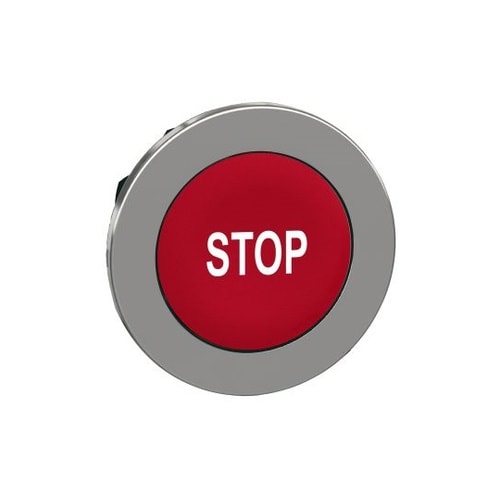 押ボタンヘッド ZB4 モーメンタリ 赤