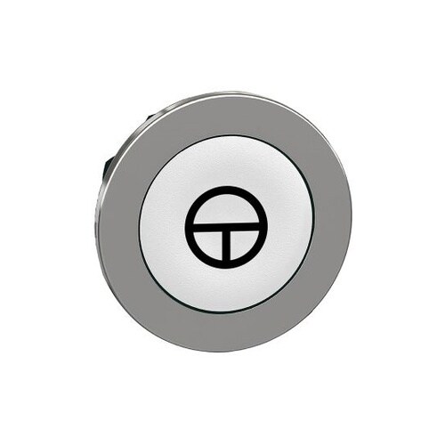 押ボタンヘッド ZB4 モーメンタリ 白