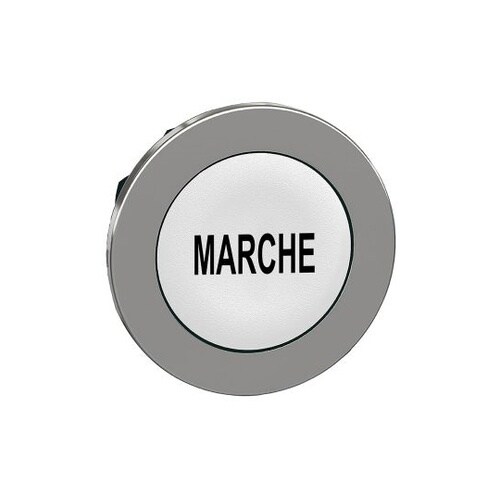 押ボタンヘッド ZB4 モーメンタリ 白