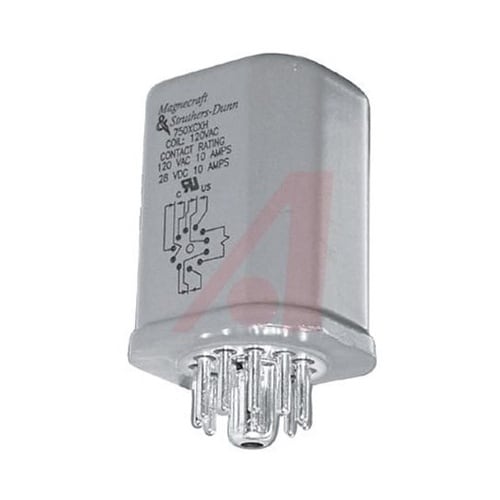 リレー 120V ac 3c接点 プラグ
