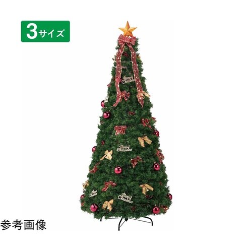ポップアップクリスマスツリー レッド H