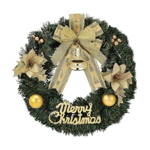 オーナメント付きクリスマスリース ゴール