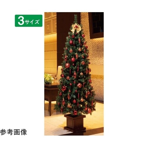 スクエアベース スリムツリーセット レッ