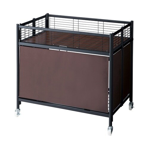 中折れワゴン ブラックフレーム W90c