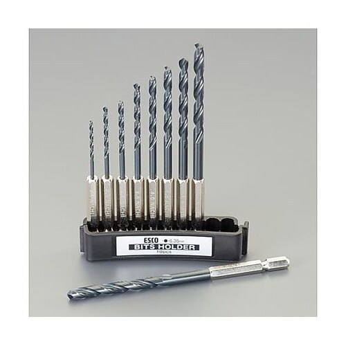 2.0−6.0mm 9本組 六角軸ドリル