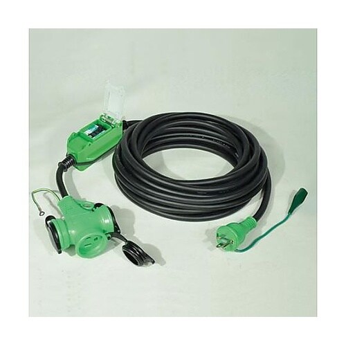 15Ax10m 漏電保護プラグ(防雨型/