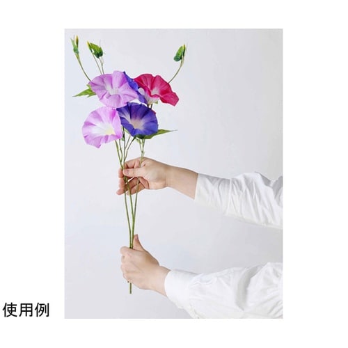朝顔造花スプレー 57cm 24本入 3