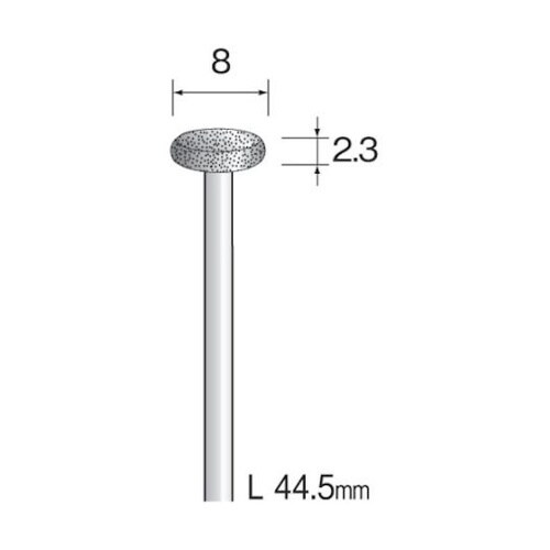 電着ダイヤモンドバー#120 Φ8 AD