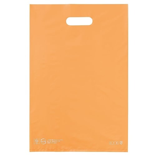 ポリ袋ハード型 オレンジ 40×50cm