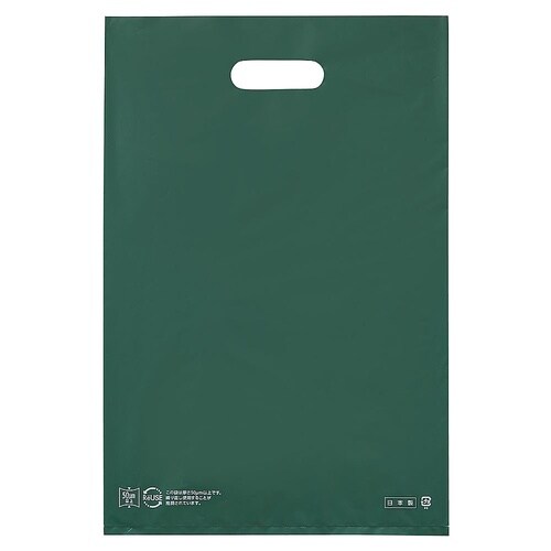 ポリ袋ハード型 ダークグリーン 40×5