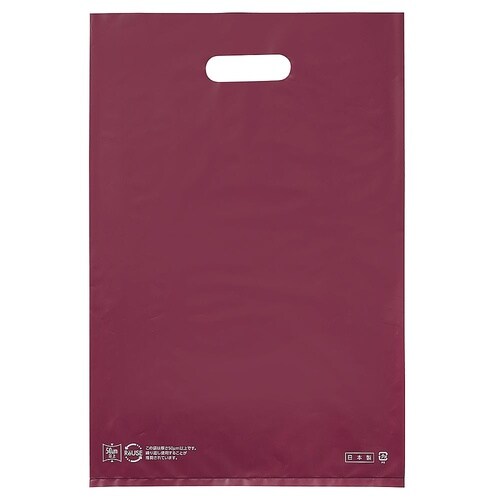 ポリ袋ハード型 エンジ 50×60cm