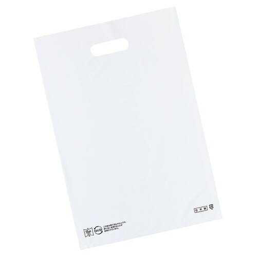 ポリ袋ソフト型 白 50×60cm 厚み