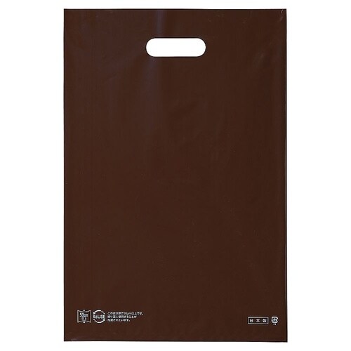 ポリ袋ソフト型 ブラウン 40×50cm