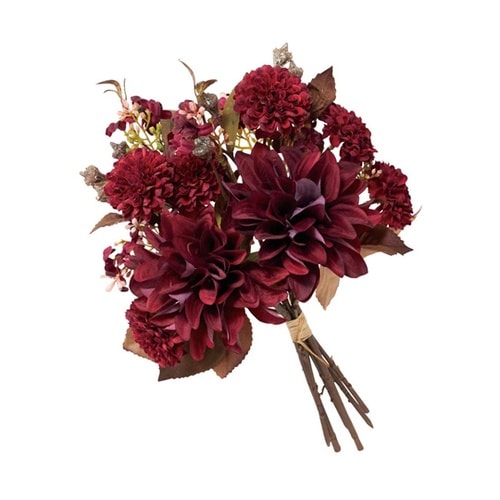 フォンタナダリア造花ブーケ30cm 秋飾