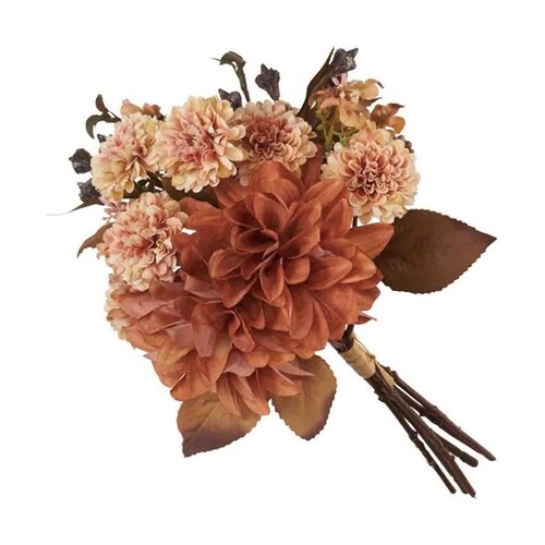 フォンタナダリア造花ブーケ30cm 秋飾