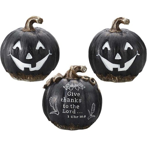 パンプキンオブジェ ブラック かぼちゃ置