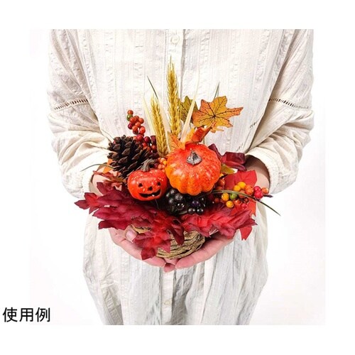 ハロウィン盛カゴ造花アレンジ 高さ22c