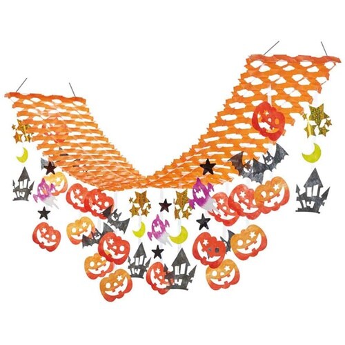 バリューハロウィンプリーツハンガー 天井