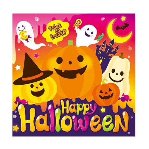 カラフルハロウィン テーマポスター 36